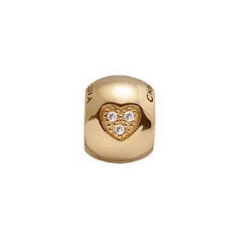 630-G64, Christina Collect Topaz heart dream gold plated